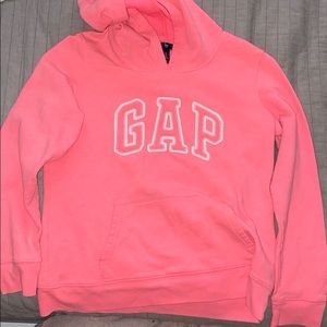 Neon pink gap sweater